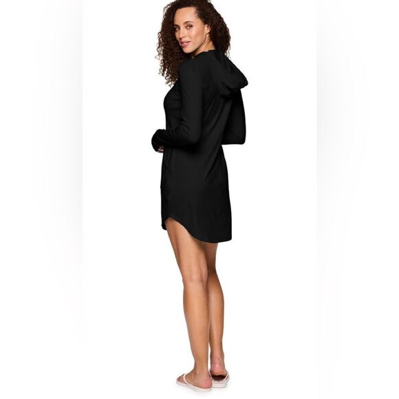 Avalanche Size Medium women's long sleeve UPF50 coverup sundress w/pockets - Picture 4 of 16